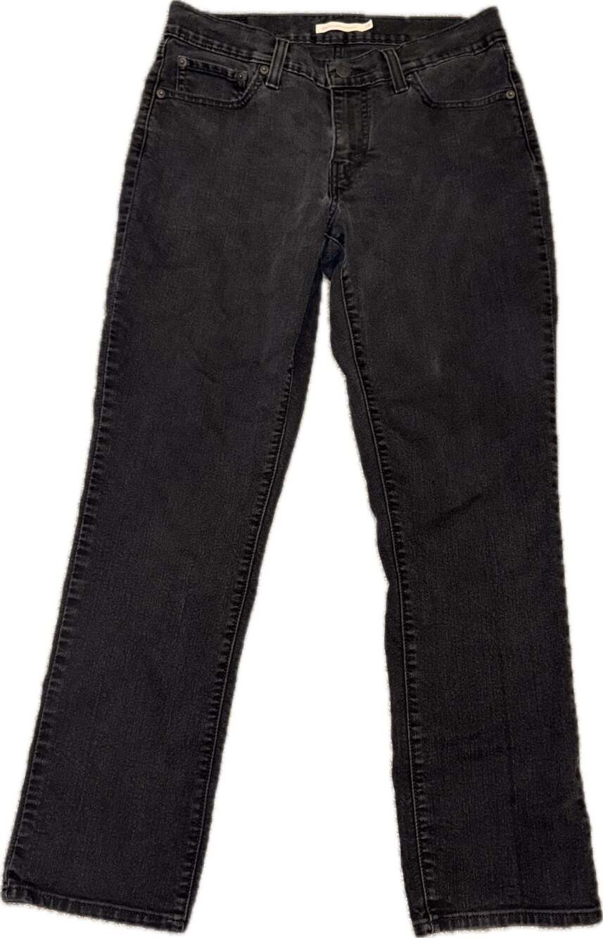 Levi's 414 Relaxed Straight Jeans Size 28 Black